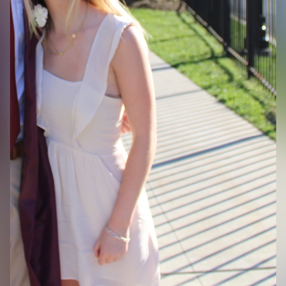 Reformation dress creme